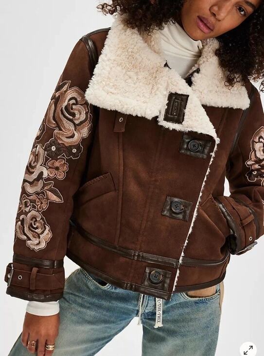 Free People Jackets & Blazers - Free People We The Free Andies Vegan Moto Jacket size XL NWT $498